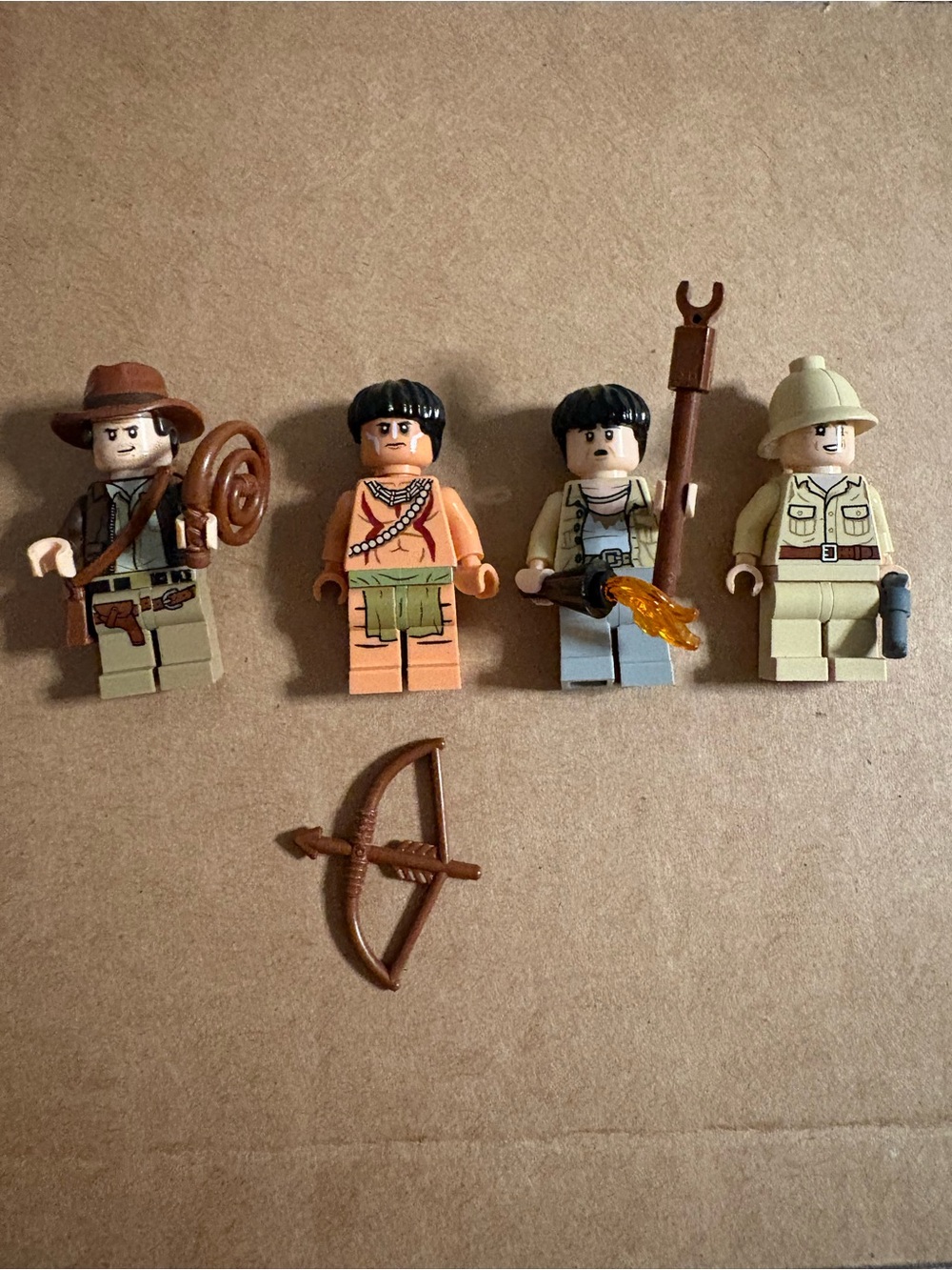Indiana Jones Lego Minifigures Set